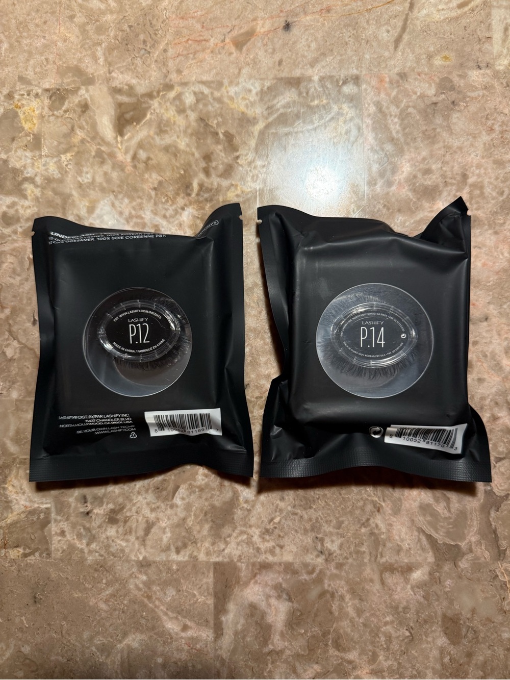 LASHIFY P.12 & P.14 Black False Lash Duo